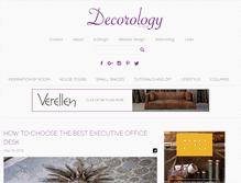Tablet Screenshot of decorologyblog.com